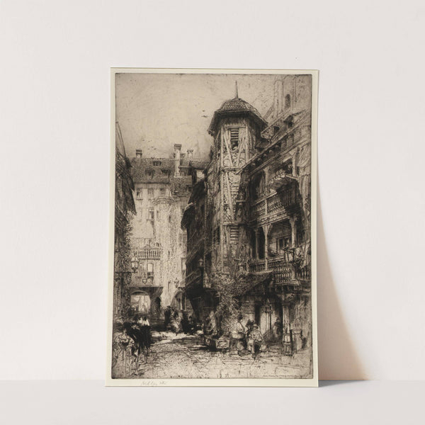 Cour de Corbeau, Strassburg by Hedley Fitton