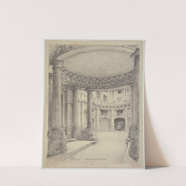 Cour de l'hôtel de Beauvais by Ferdinand Boberg