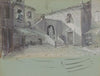 Cour de maison – maquette de décor