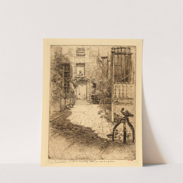 Cour de Rohan la treille le pas de mule by Charles Jouas