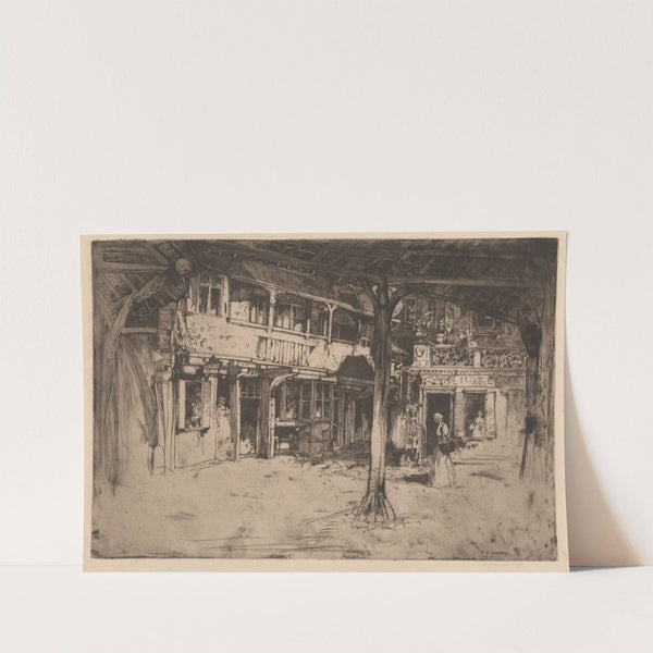 Cour des Bons Enfants, Rouen (1897) by David Young Cameron