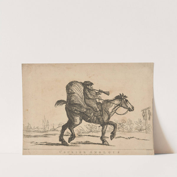 Courier Anglois (1774) by Henry William Bunbury