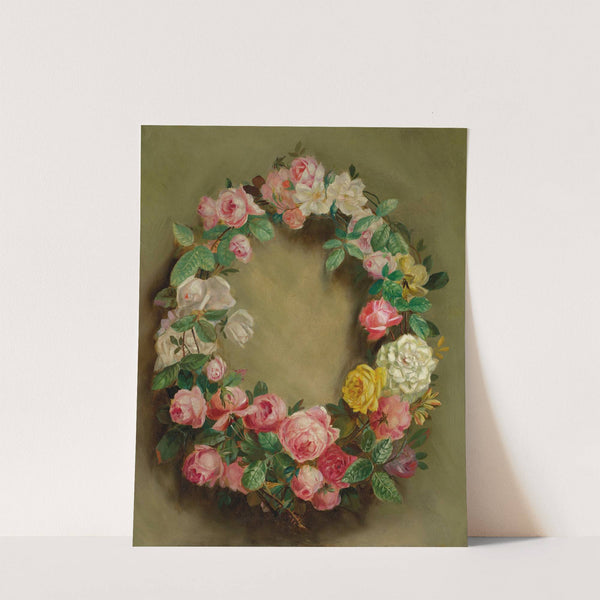 Couronne De Roses (circa 1858) by Pierre-Auguste Renoir