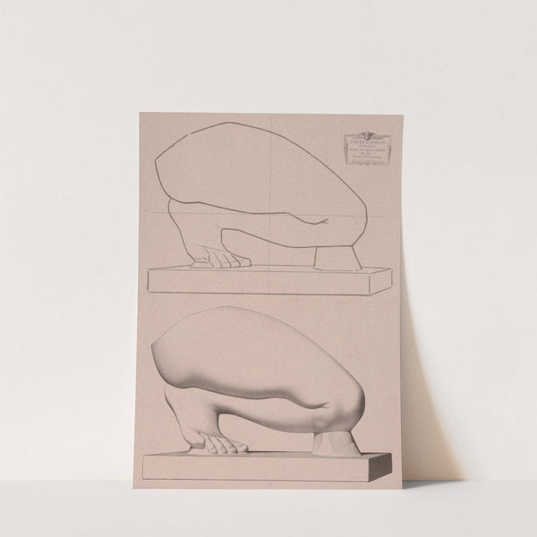 Cours de dessin Pl.28 (1867) by Charles Bargue