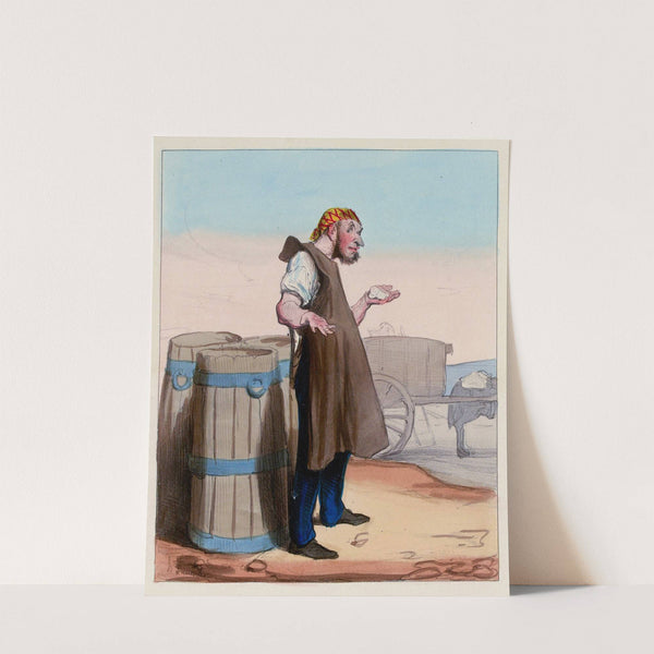 Cours d’histoire naturelle 03 Le géranium fétide (1837-1838) by Honoré Daumier