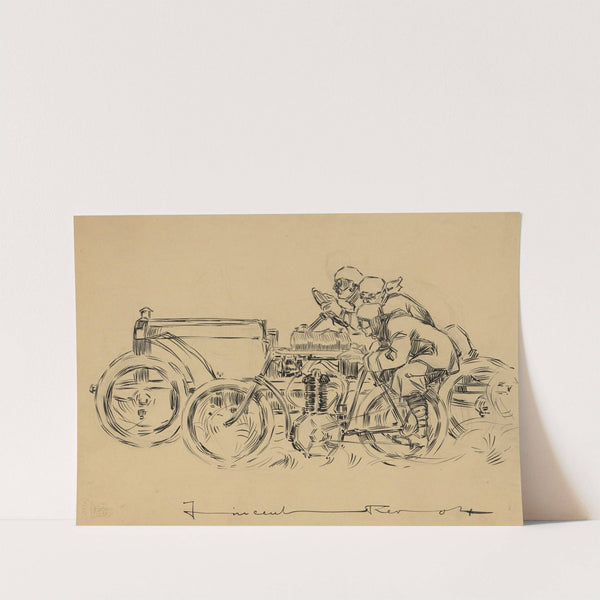 Course auto-moto (1920s) by René Vincent