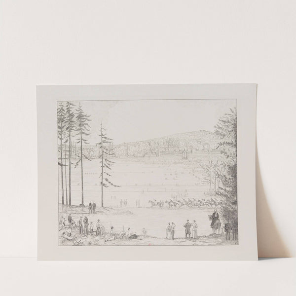 Courses à Longchamp (1938) by Jean-Émile Laboureur