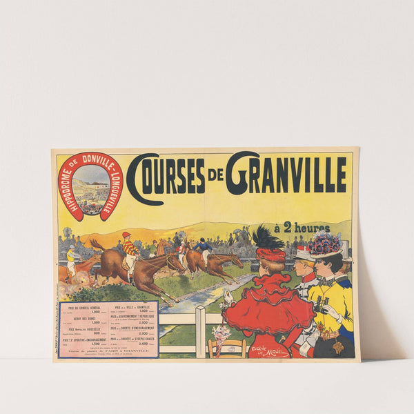 Courses de Granville… Hippodrome de Donville (1899) by Eugène Le Mouel