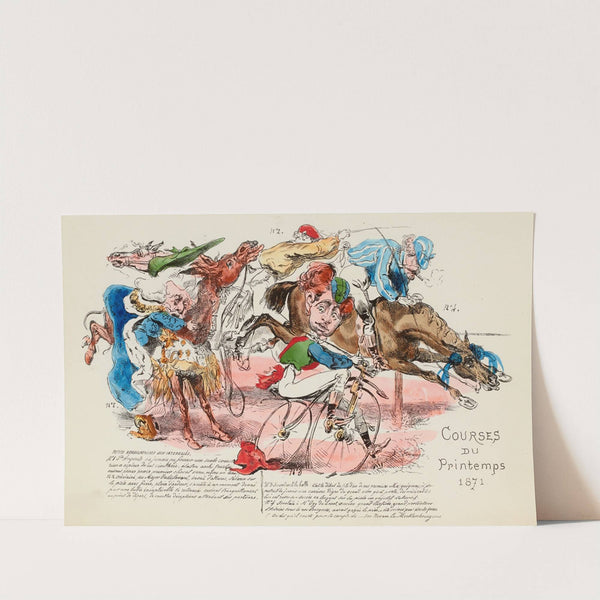 Courses du Printemps 1871 (19th Century) by Victor Coindre