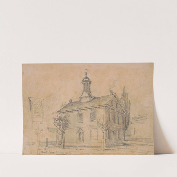 Court house, Sunbury (1851) by James Fuller Queen