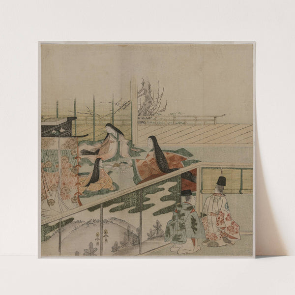 Court Ladies Making Dolls by Kubo Shunman