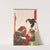Court Lady Asaoka Watching a Mouse on a Screen by Tsukioka Yoshitoshi