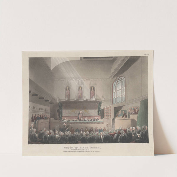 Court of Kings Bench, Westminster Hall (1808) by Thomas Rowlandson
