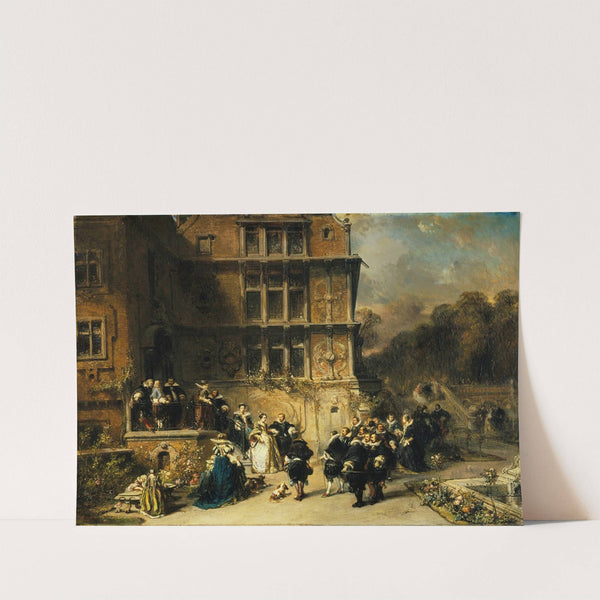 Court Reception at a Château (1851) by Eugène Isabey