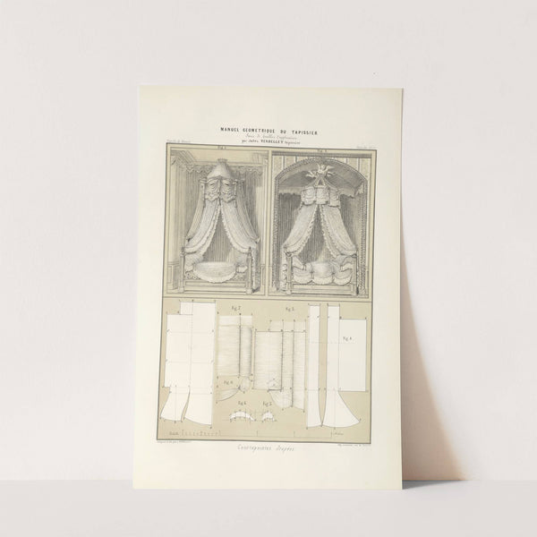 Courtepointes drapées. (1859) by Jules Verdellet