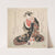 Courtesan Dressed in an Elaborate Gown Embroidered with Emblems of Good Luck (ca. 1800) by Kubo Shunman
