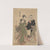 Courtesan Followed by Shinso and Two Kamuro by Torii Kiyonaga