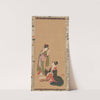 Courtesans Parodying Kanzan and Jittoku by Kinpūsha Toyomaro