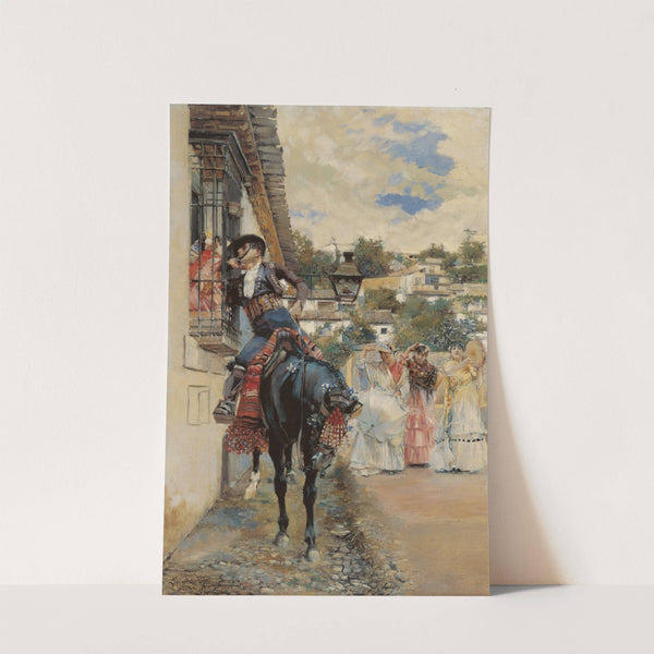 Courting Spanish Style (1883) by José García Ramos