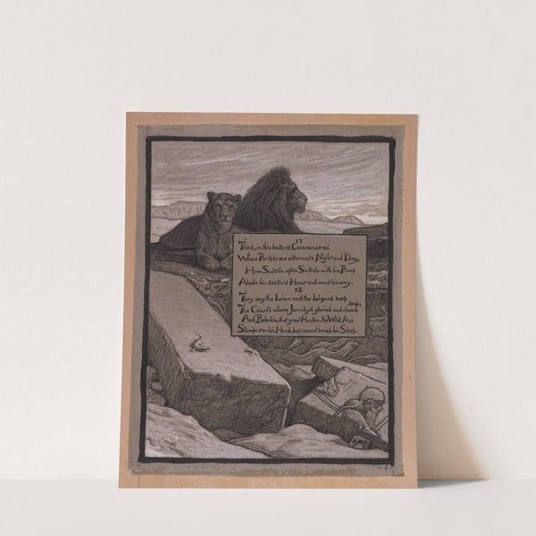 Courts of Jamshyd (1883-1884) by Elihu Vedder