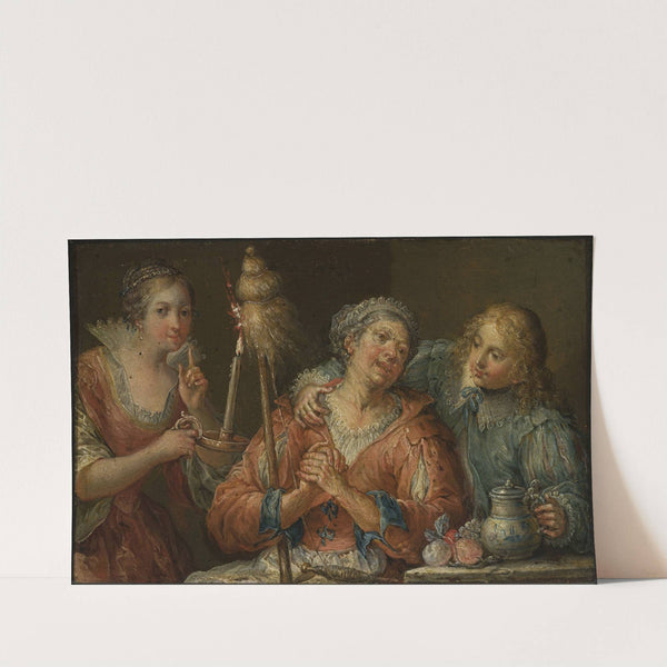 Courtship (Ill matched) by Johann Georg Platzer