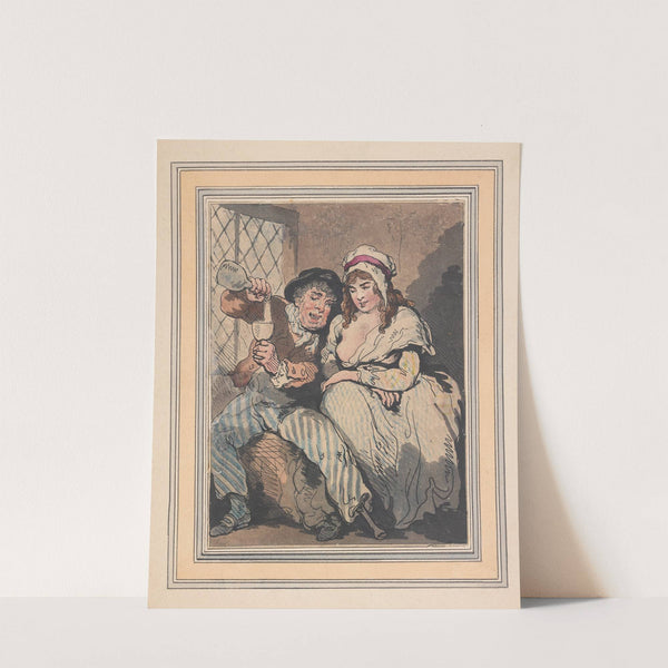 Courtship in low life by Thomas Rowlandson