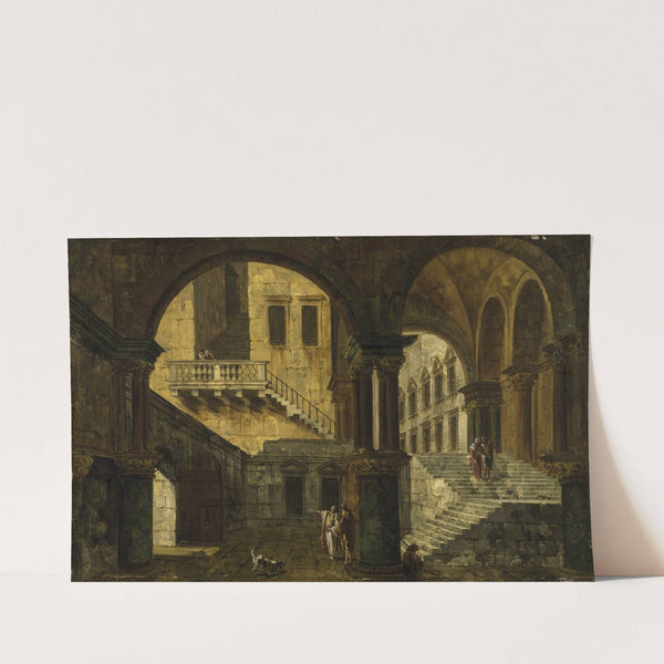 Courtyard in a Renaissance House by Michele Marieschi