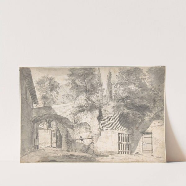 Courtyard of a Farmhouse by Thomas Wijck