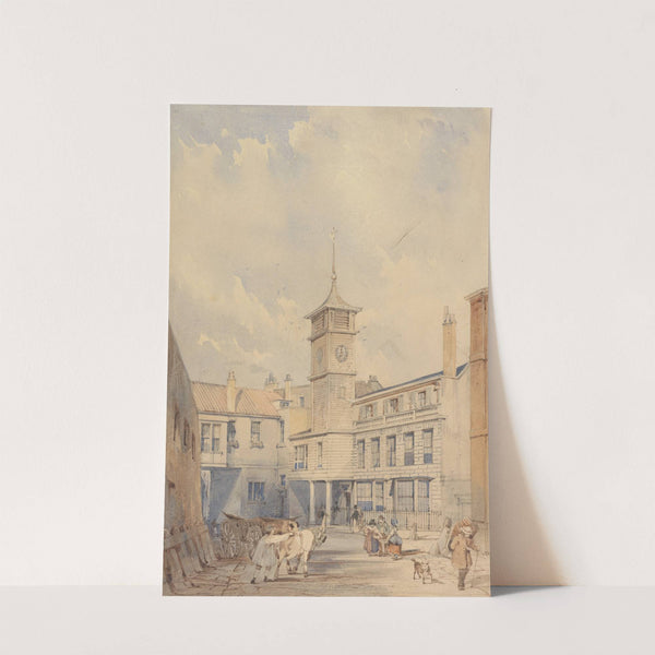 Courtyard of an Inn on the Thames by Thomas Shotter Boys