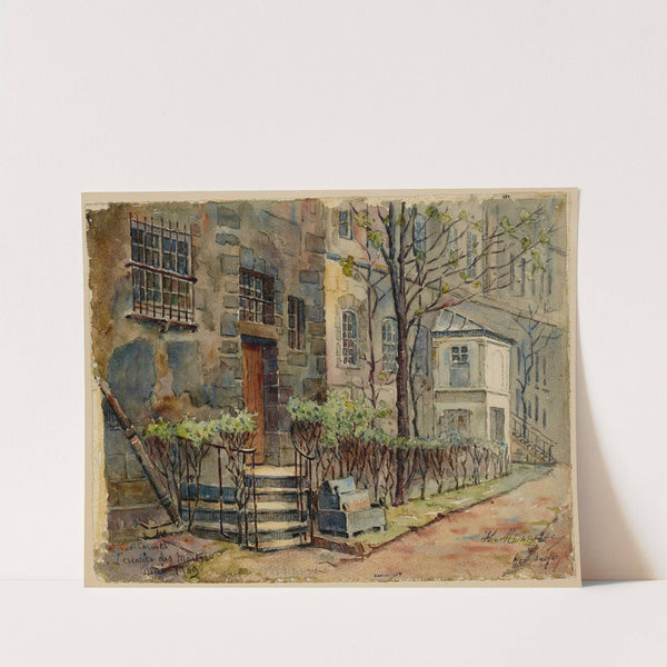 Couvent des Carmes escalier des Martyrs, rue de Vaugirard (1909) by Georges-Henri Manesse