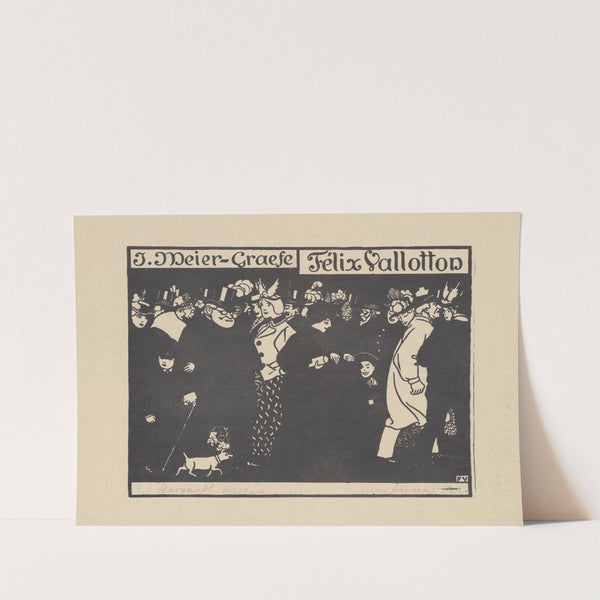 Couverture de l’ouvrage de J. Meier-Graefe (1898) by Félix Vallotton