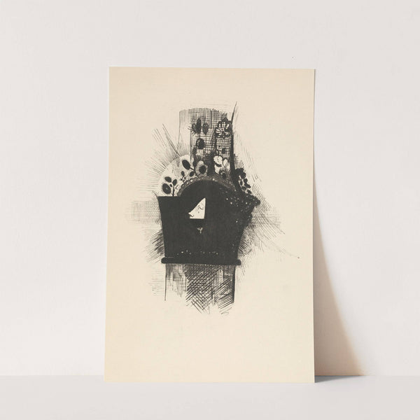 Couverture – Frontispice (1890) by Odilon Redon