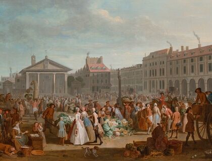 Covent Garden vegetable market
