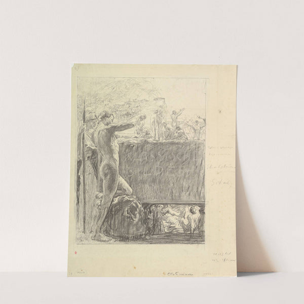 Cover design for 'Klassischer Skulpurenschatz' by Otto Greiner