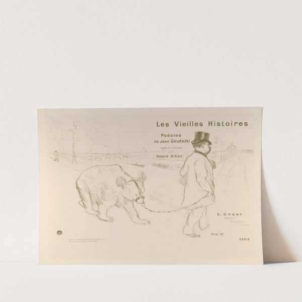 Cover Design for ‘Les Vieilles Histoires’ (1893) by Henri de Toulouse-Lautrec