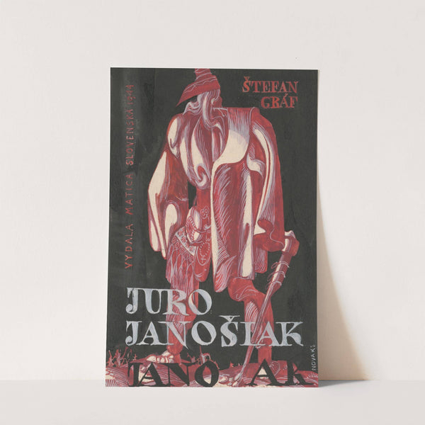 Cover Design for Štefan Gráf's Book Jur Jánošiak by Ján Novák