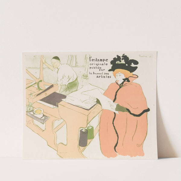 Cover for L'Estampe originale, Album I, publiée par les Journal des Artistes by Henri de Toulouse-Lautrec