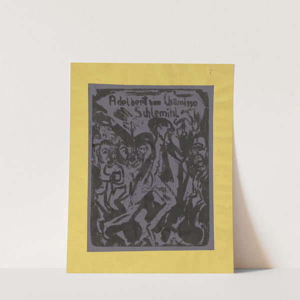 Cover of the woodcut series ‘Schlemihl’ (1915) by Ernst Ludwig Kirchner