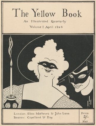 Cover of ‘The Yellow Book: an Illustrated Quarterly’, Volume I, April 1894