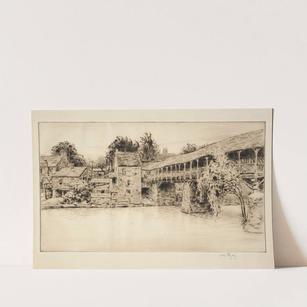 Covered Bridge by Kerr Eby