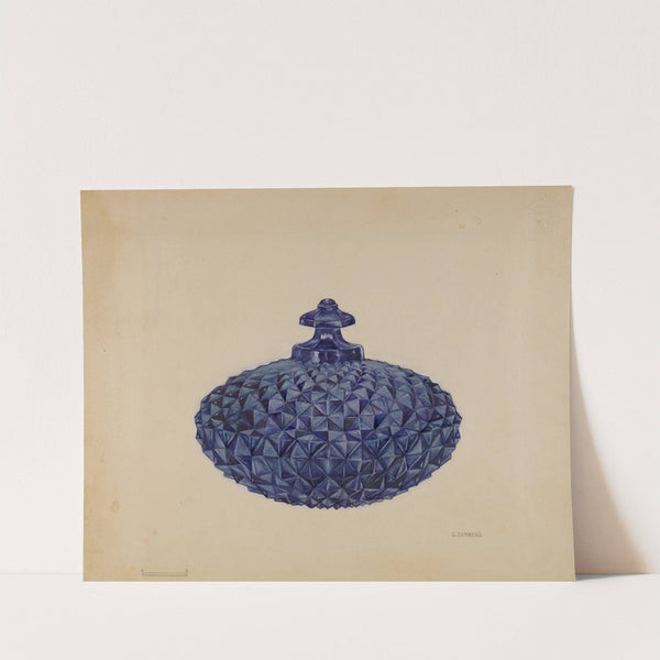 Covered Butter Dish by Gertrude Lemberg