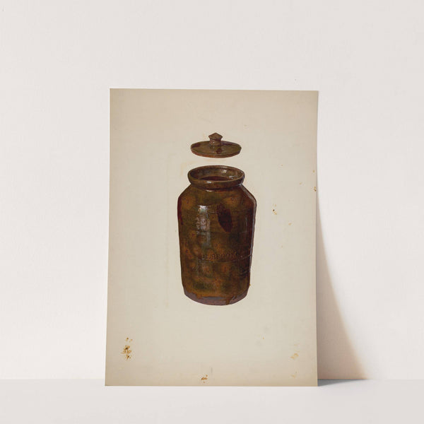 Covered Jar by John Collins