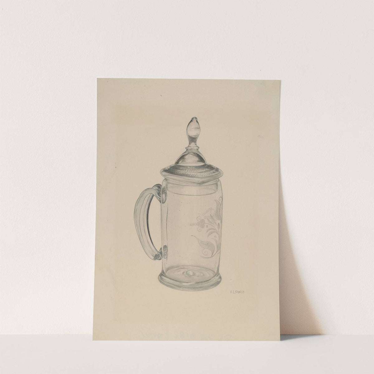 Covered Mug by V.L. Vance