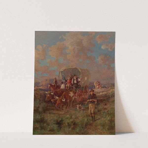 Covered Wagon by Edgar Samuel Paxson