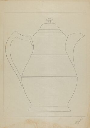 Covered Water Pitcher