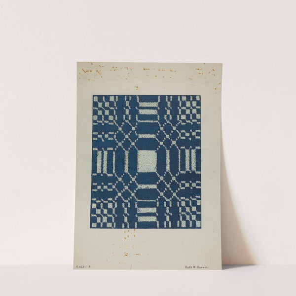 Coverlet (c. 1940) by Ruth M. Barnes