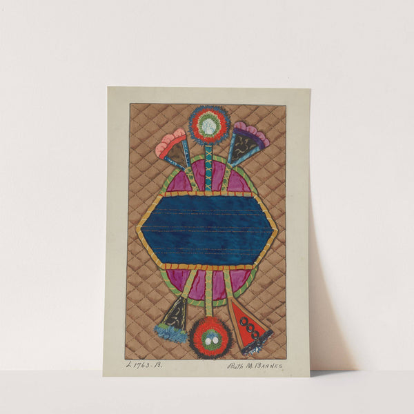 Coverlet (Applique Quilt) by Ruth M. Barnes