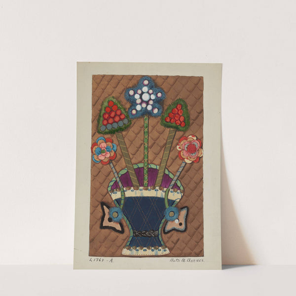 Coverlet (Applique) Quilt by Ruth M. Barnes