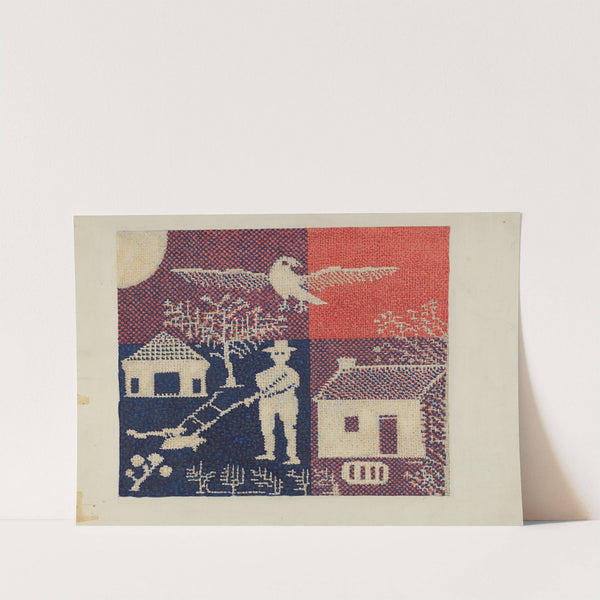 Coverlet Detail by Ruth M. Barnes