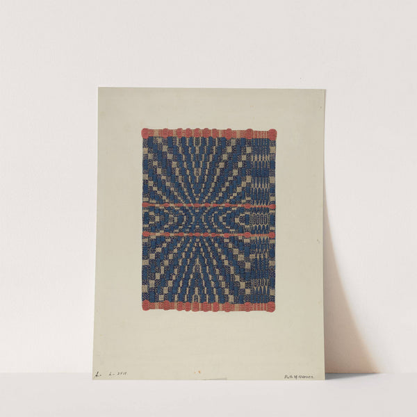 Coverlet Detail by Ruth M. Barnes